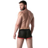 LEADER Short en mesh LOADED Noir-Rouge